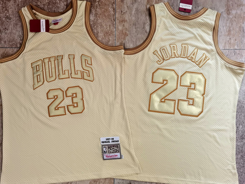 Men Chiago Bulls 23 Michael Jordan 1997-98 Midas Swingman Jersey Print